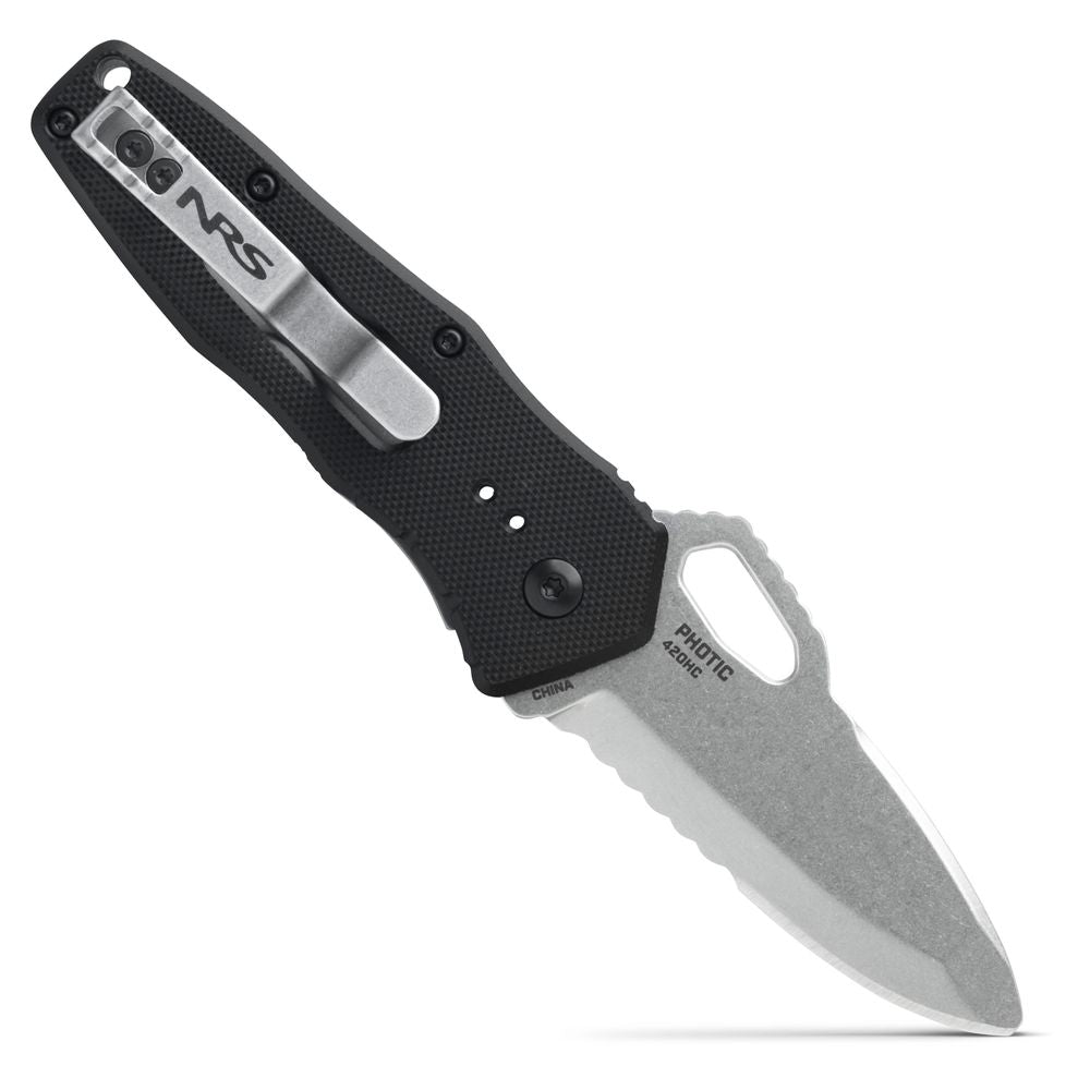 NRS Photic Knife black open